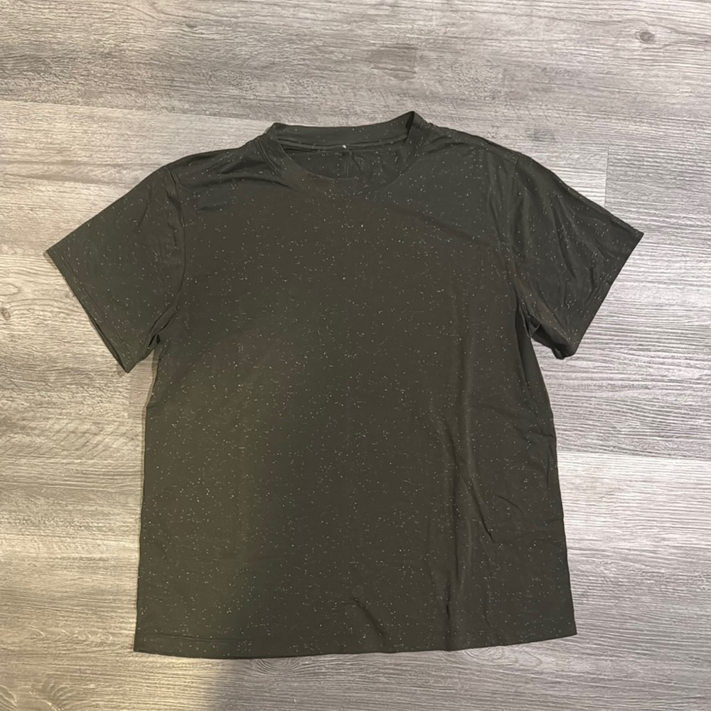 Lululemon dark green Speckled T-Shirt